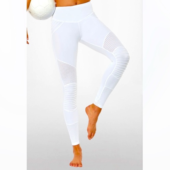 NEW ❤️ White L’urv Designer Leggings - Picture 2 of 2